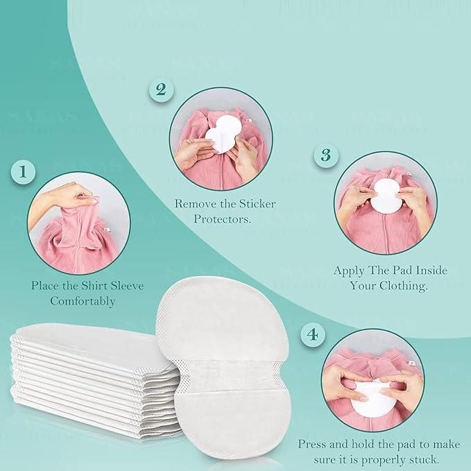 Disposable Armpit Sweat Pad Pack of 10pc