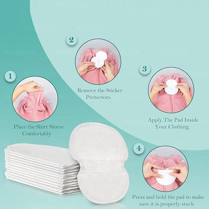 Disposable Armpit Sweat Pad Pack of 10pc